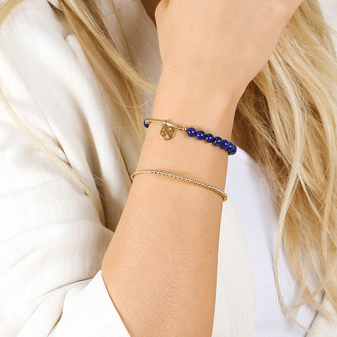 Lapis Charm Bracelet - Stone of Friendship