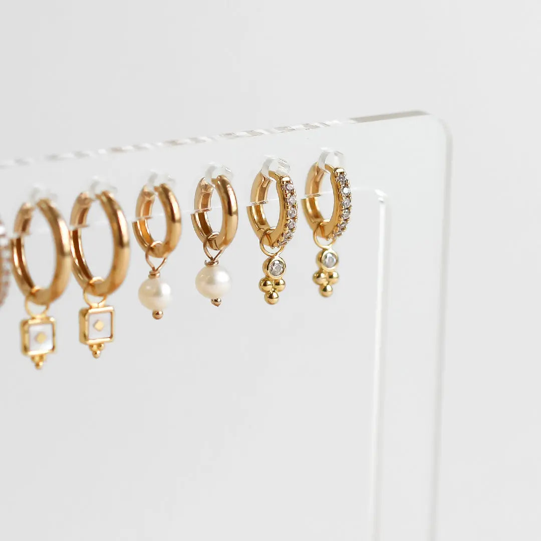 The    Franc Wooden Earring Stand by  Francesca Jewellery from the Accessories Collection.