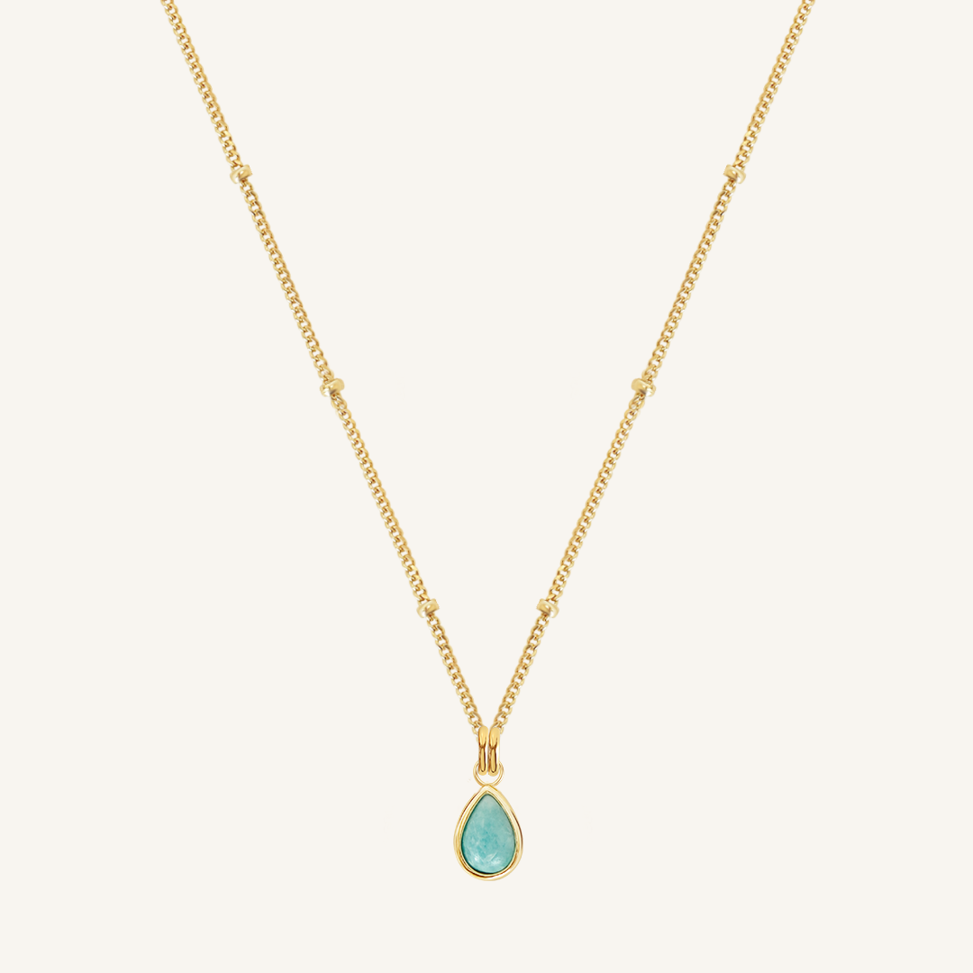 Amazonite Trove Charm Necklace