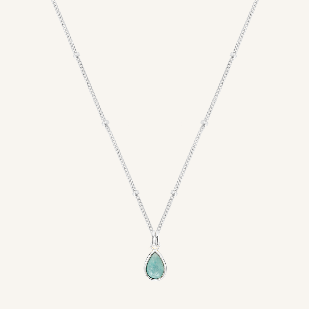 Amazonite Trove Charm Necklace