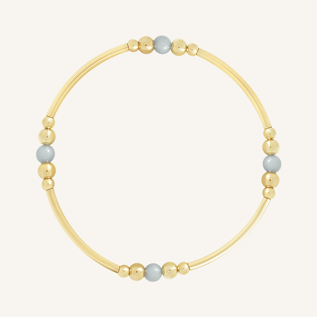 Angelite Ava Bracelet - Stone of Connection