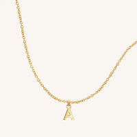 The    Letter Necklace Plain Chain by  Francesca Jewellery from the Necklaces Collection.