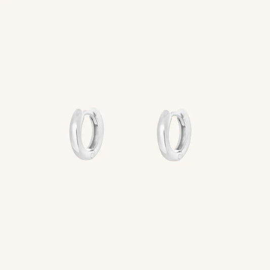 The  SILVER  Billie Huggies by  Francesca Jewellery from the Earrings Collection.