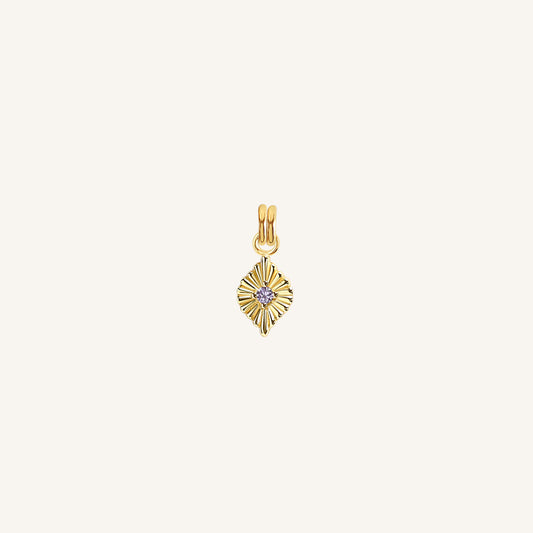 February Petite Birthstone Charm