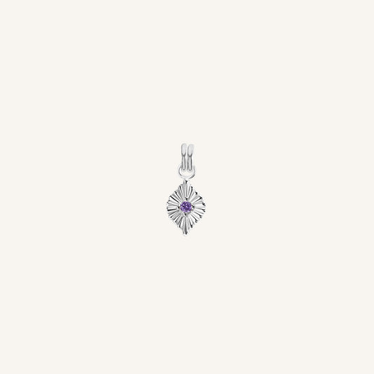 June Petite Birthstone Charm