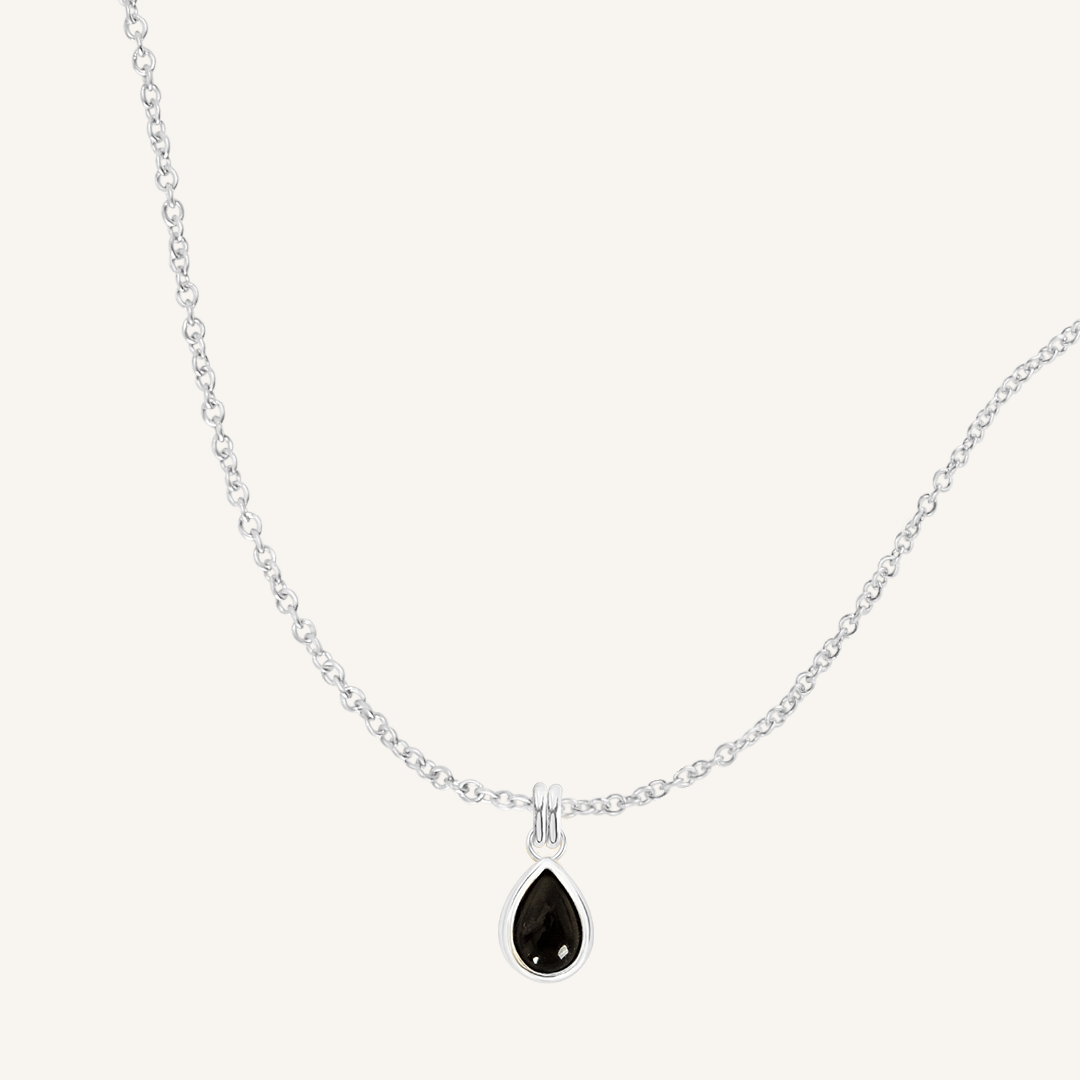 Black Onyx Trove Charm Necklace