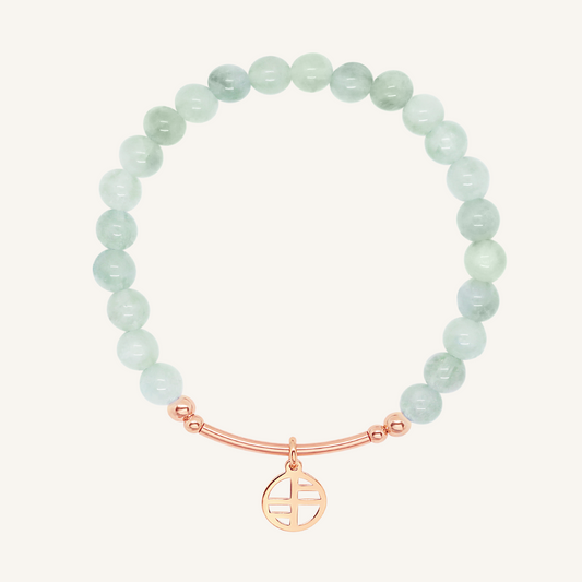 Amazonite Charm Bracelet - Stone of Courage