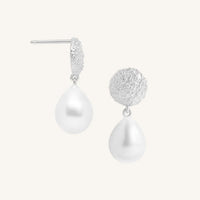 The  SILVER  Darcy Drops by  Francesca Jewellery from the Earrings Collection.