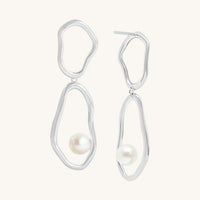 The  SILVER  Emerson Earrings by  Francesca Jewellery from the Earrings Collection.