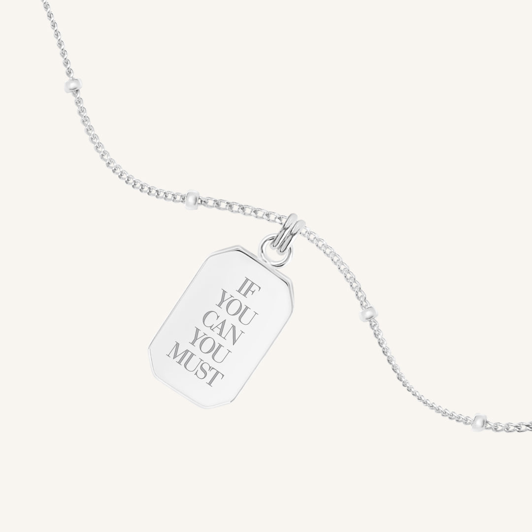 Francesca X Em Carey "If you can you must" Necklace