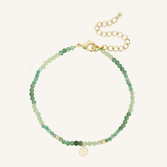 Aventurine Hue Bracelet - Stone of Opportunity