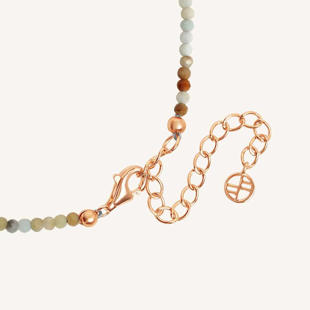 Ivy Amazonite Anklet - Stone of Courage