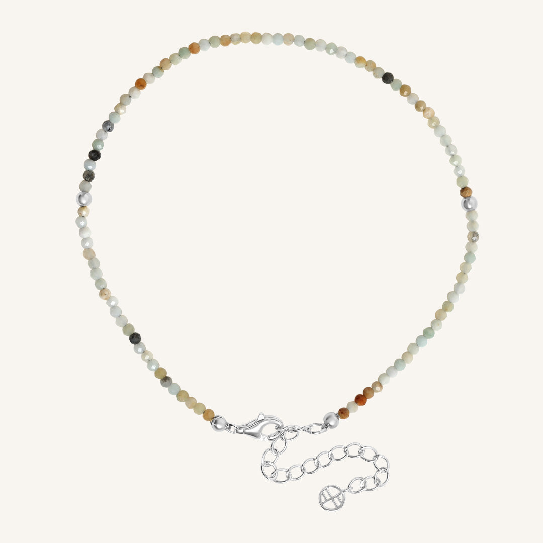 Ivy Amazonite Anklet - Stone of Courage