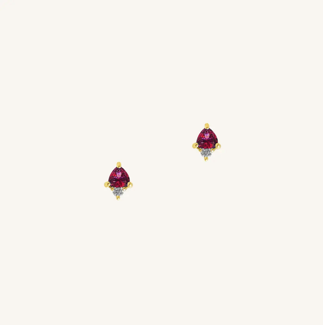 The    July Birthstone Studs by  Francesca Jewellery from the Earrings Collection.