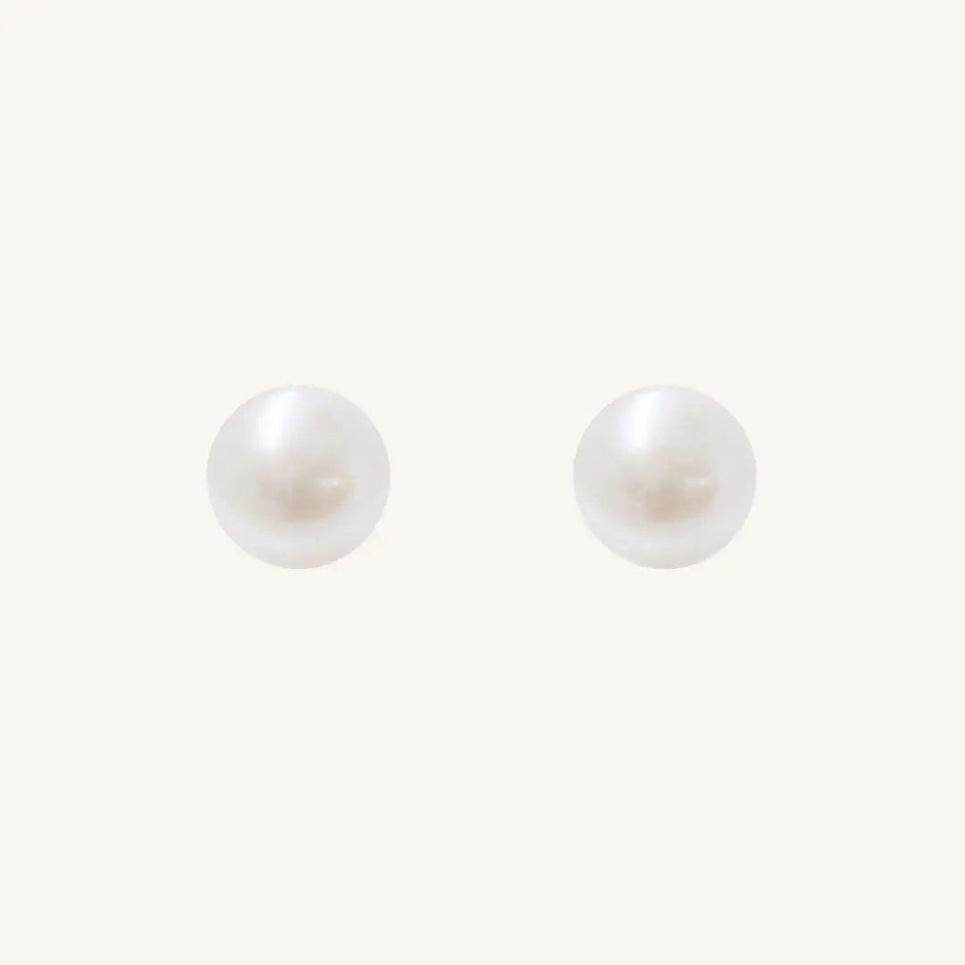 Oyster Pearl Stud Earrings - R Narayan Jewellers | R Narayan Jewellers