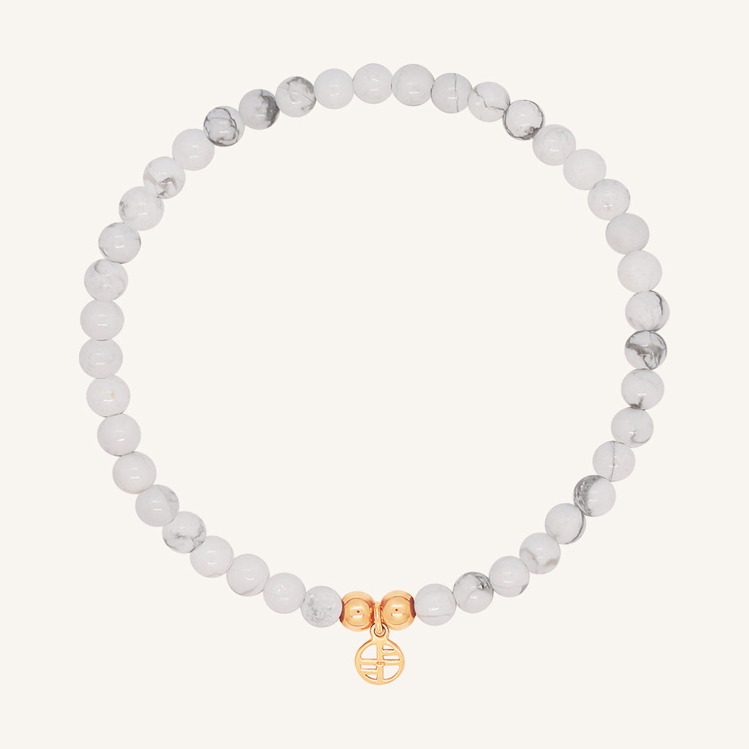 Howlite Lumier Bracelet - Stone of Clarity