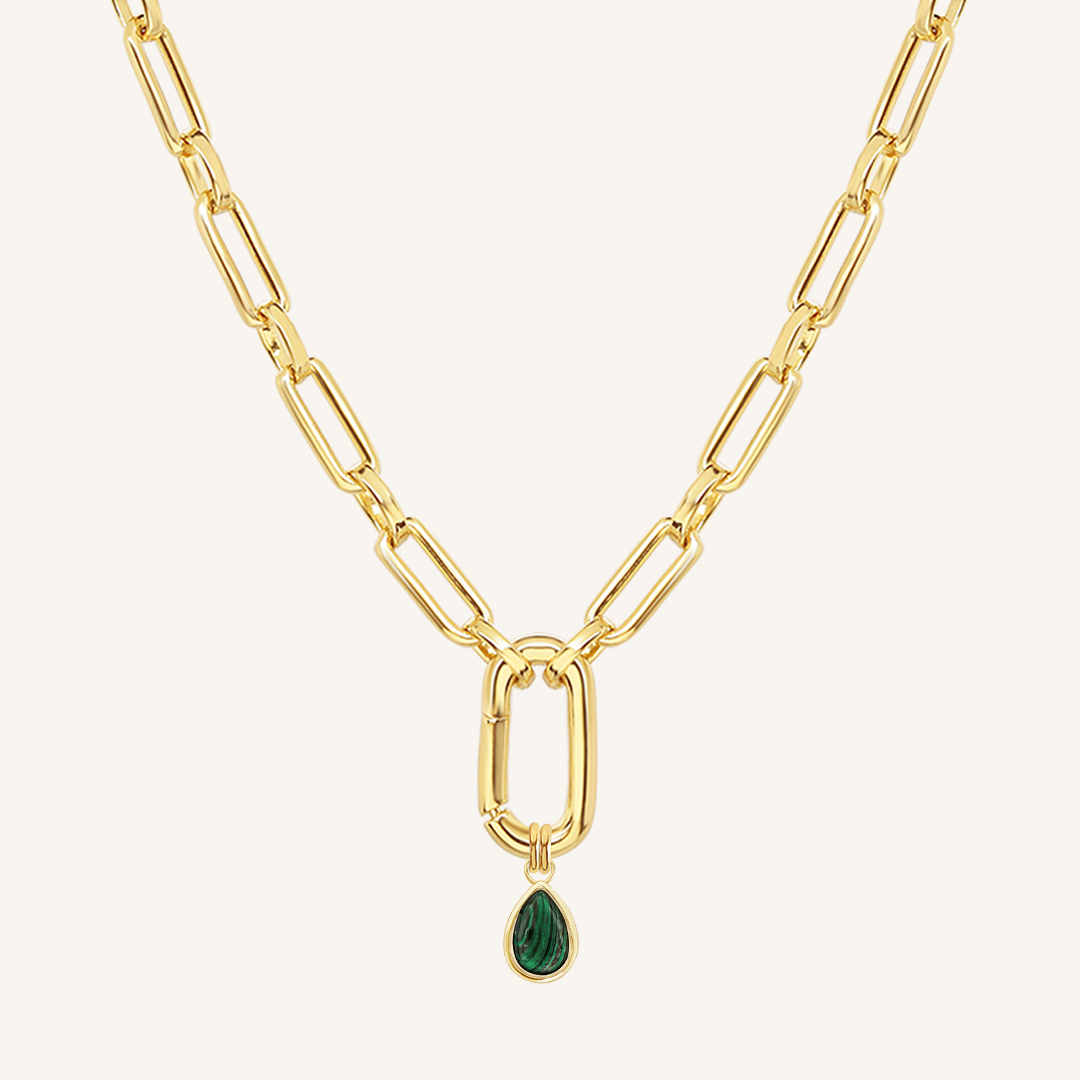 Malachite Trove Charm Necklace