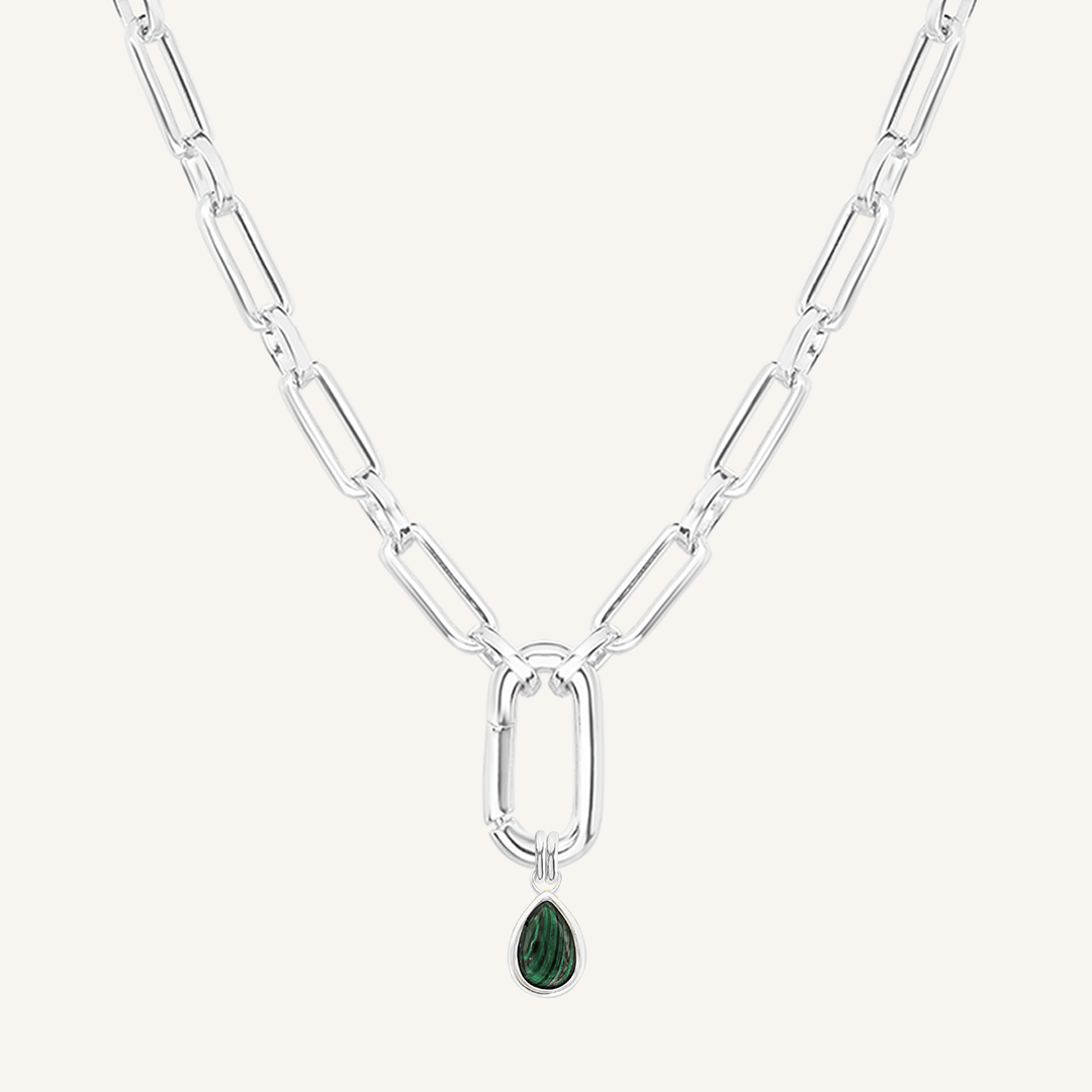 Malachite Trove Charm Necklace