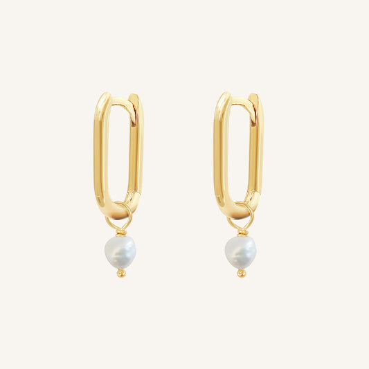 Pearl Marley Hoops - Stone of Potential