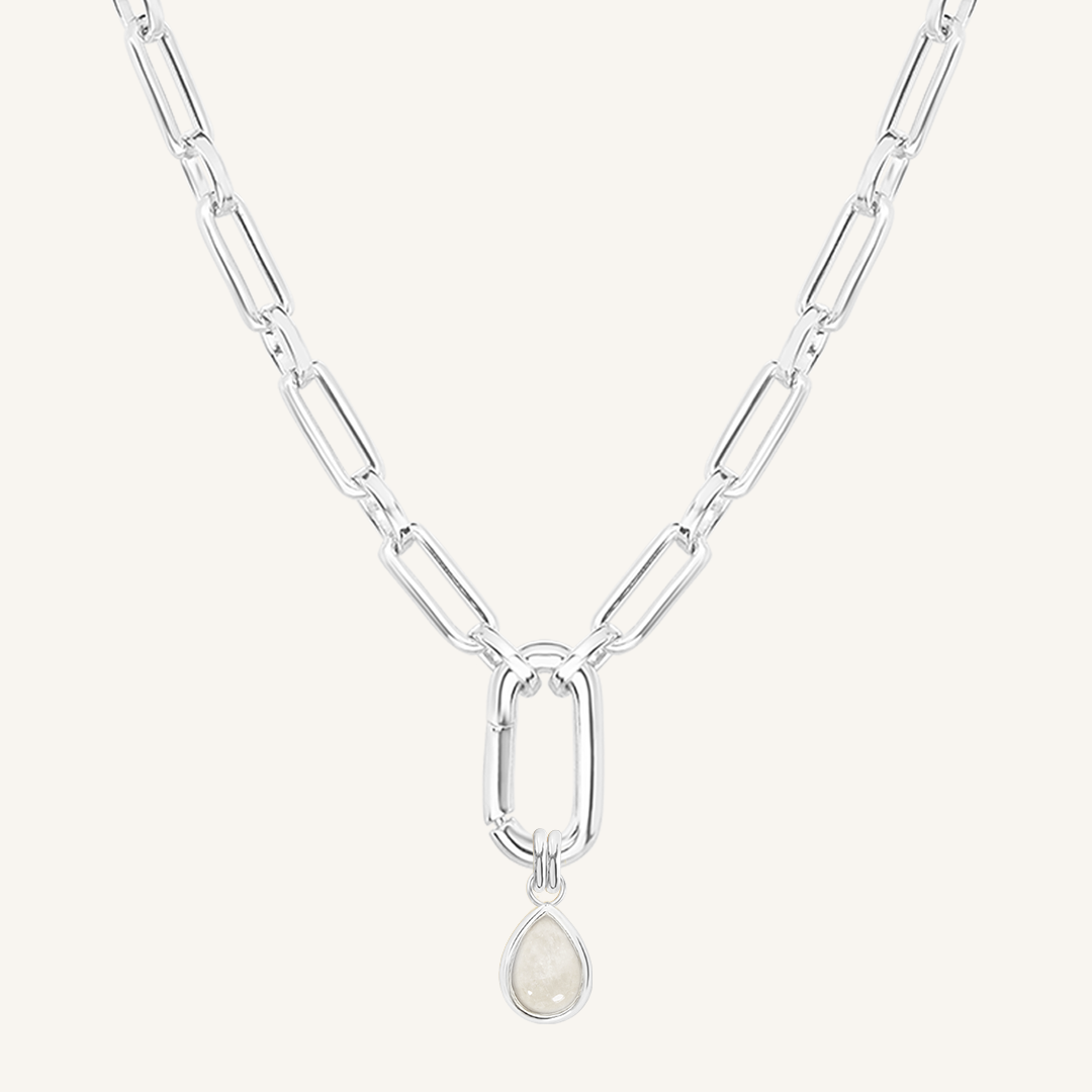 Moonstone Trove Charm Necklace