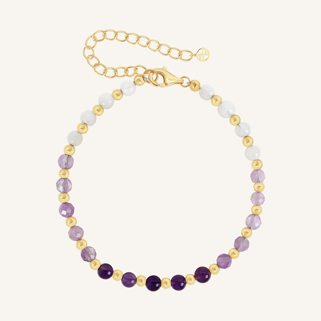 Amethyst Ombre Bracelet - Stone of Peace