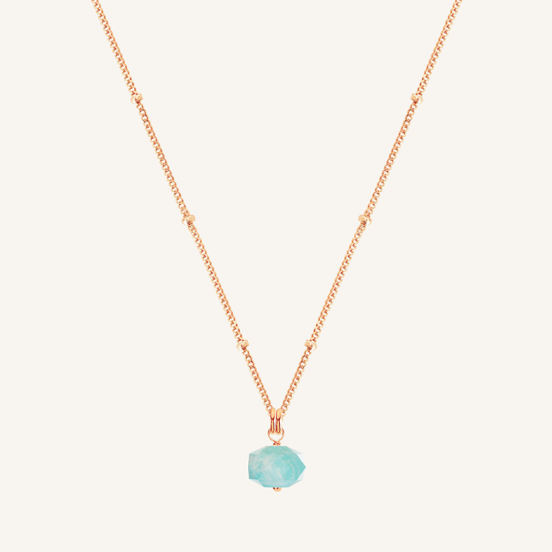 Opulent Amazonite Necklace - Stone of Courage