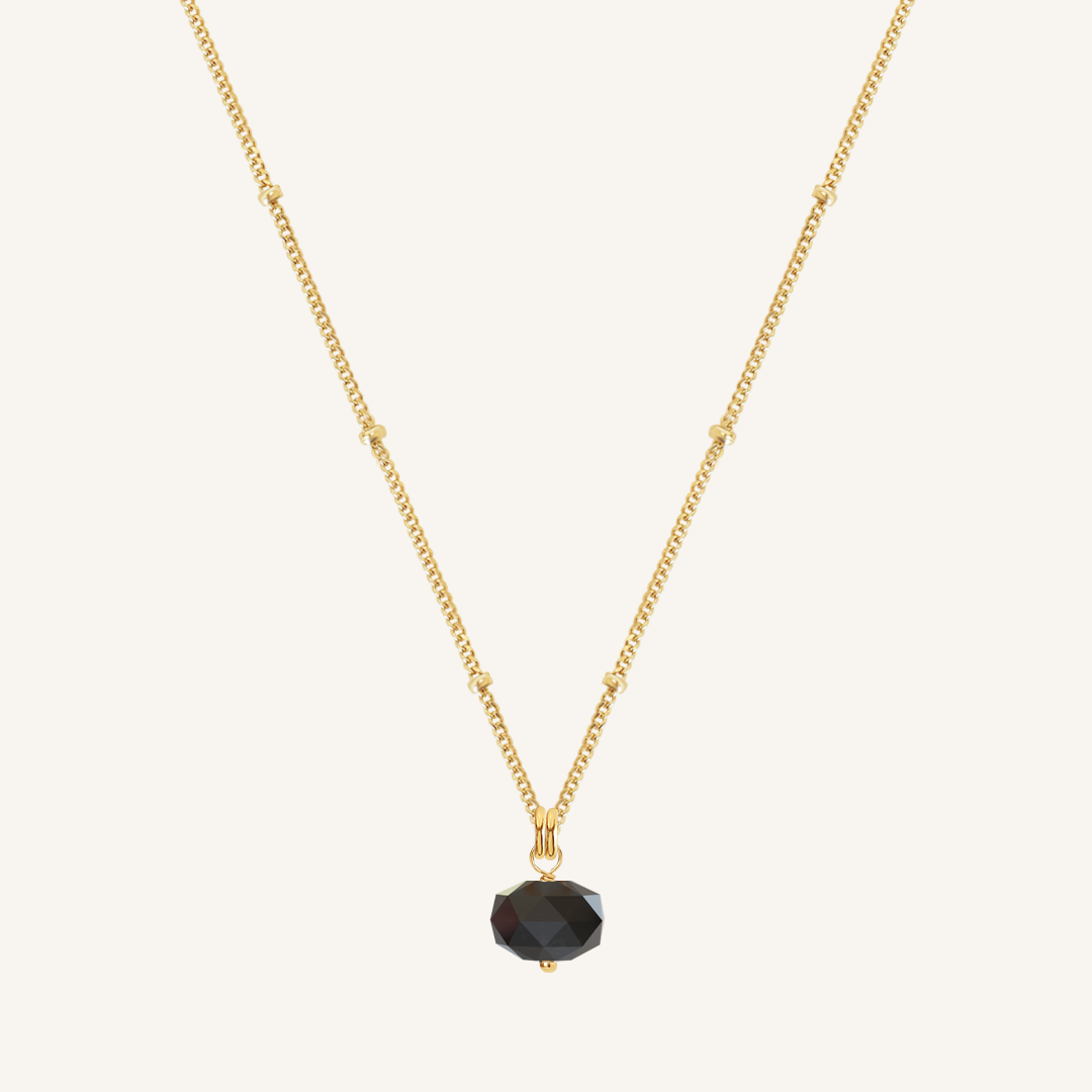 Opulent Black Spinel Necklace - Stone of Energy