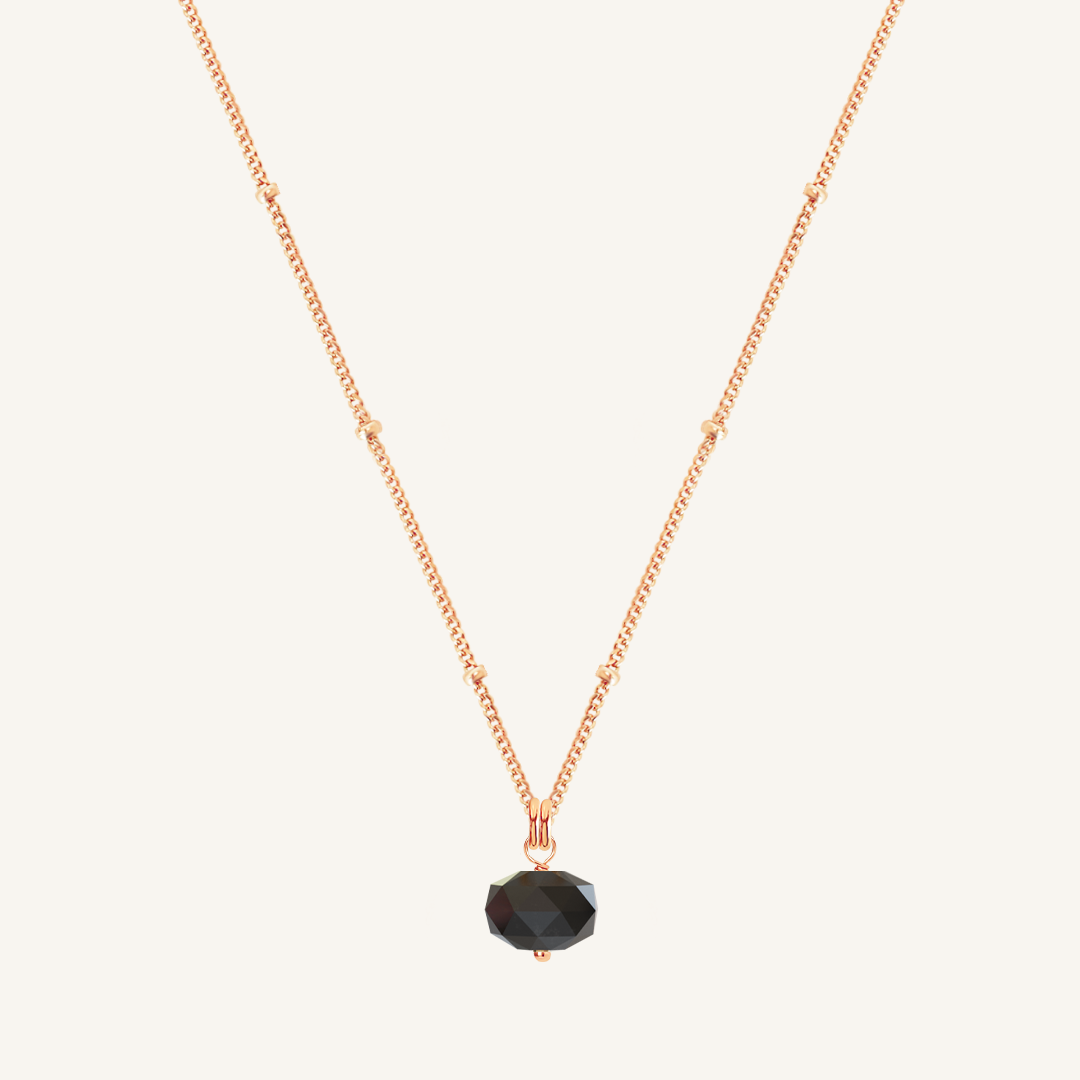 Opulent Black Spinel Necklace - Stone of Energy