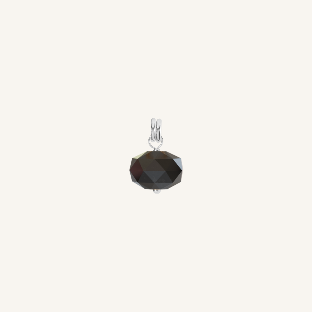 Opulent Black Spinel Charm - Stone of Energy