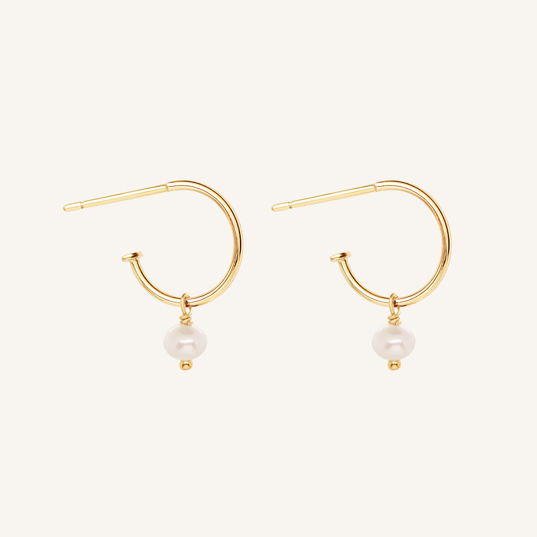 Olsen Pearl Hoops - Stone of Potential