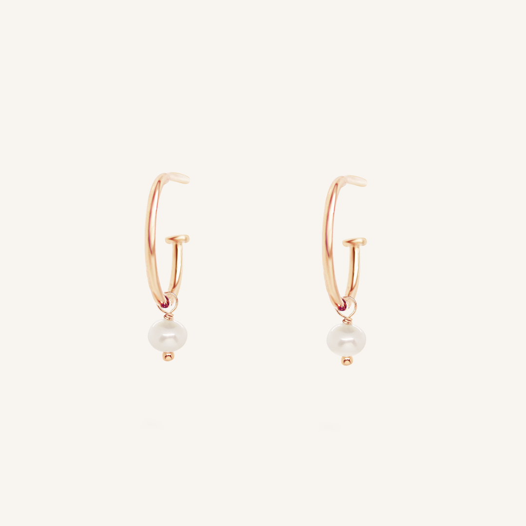 Olsen Pearl Hoops - Stone of Potential