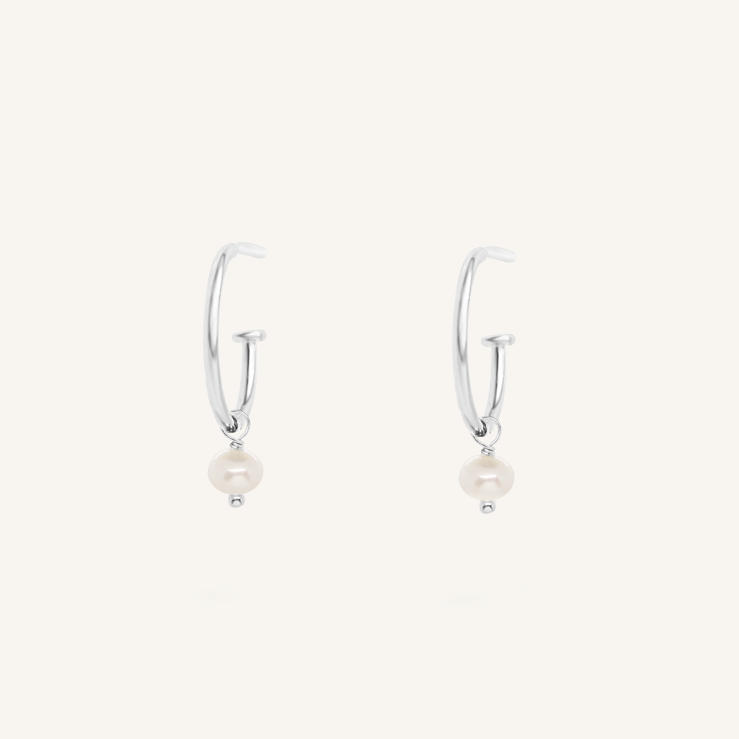 Olsen Pearl Hoops - Stone of Potential