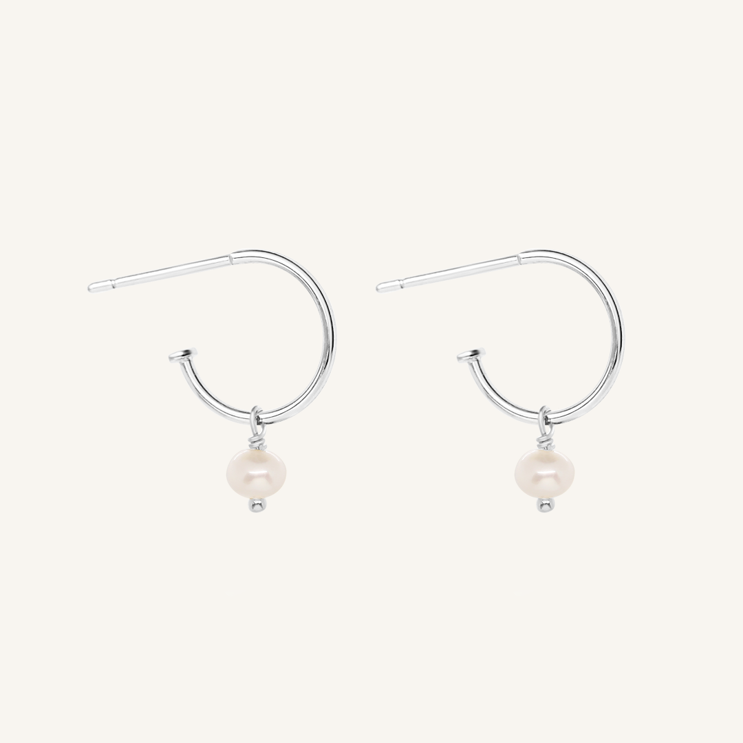 Olsen Pearl Hoops - Stone of Potential