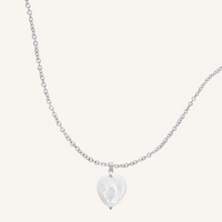 Heart Pearl Necklace - Stone of Potential