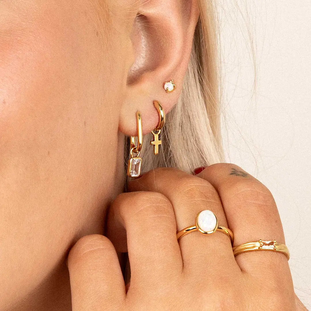 The    Radiant Marley Hoops by  Francesca Jewellery from the Earrings Collection.