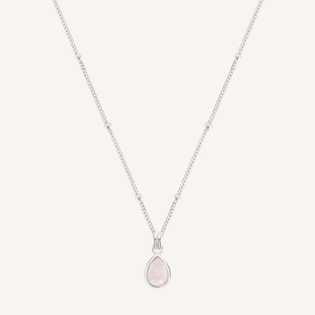 Rose Quartz Trove Charm Necklace