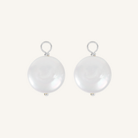 Lulu Pearl Hoop Charm - Stone of Potential (Set of 2)