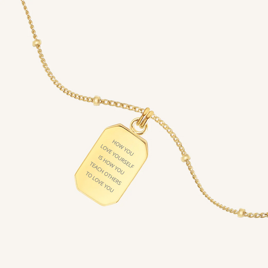 Etch Empower Necklace