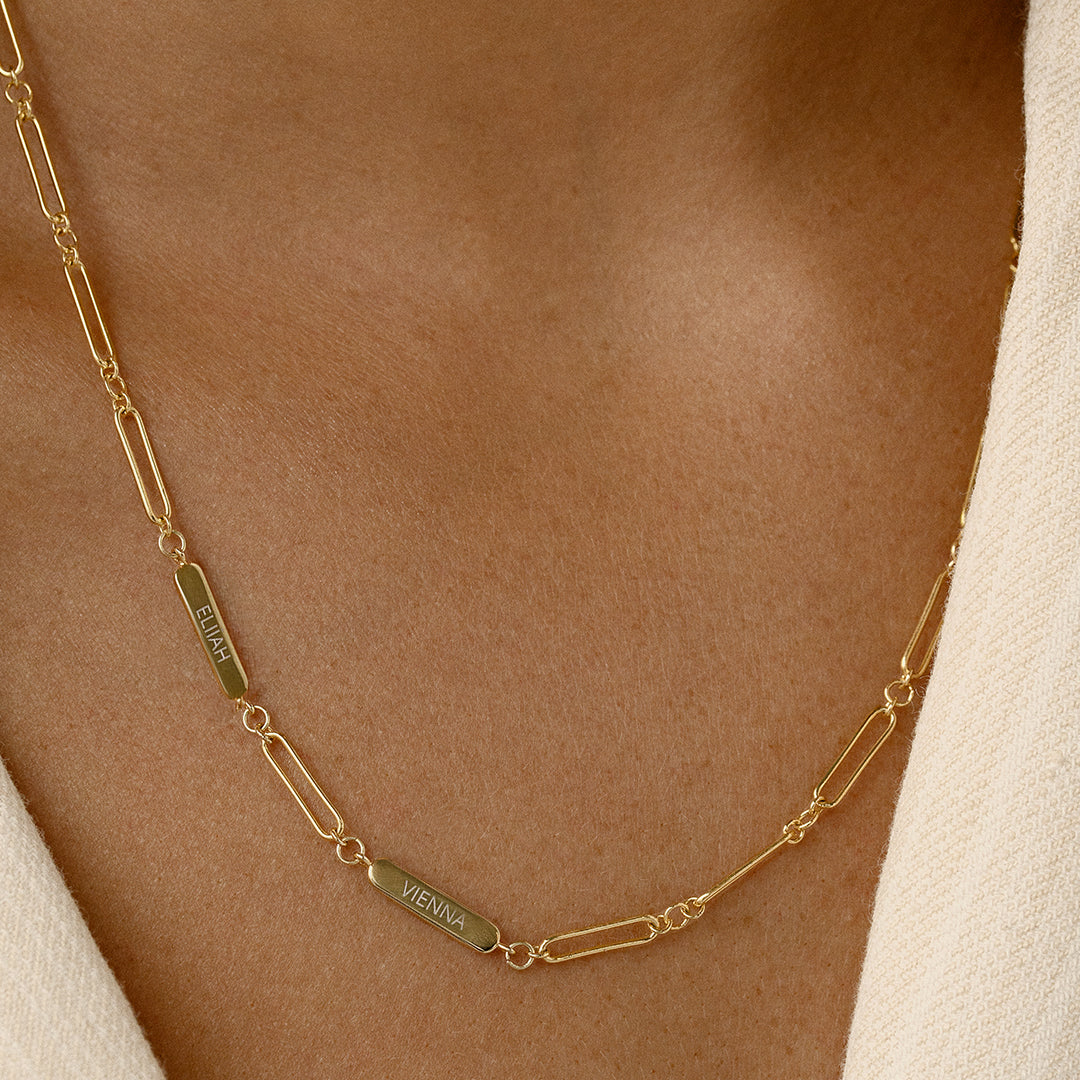 Etch Chain Necklace