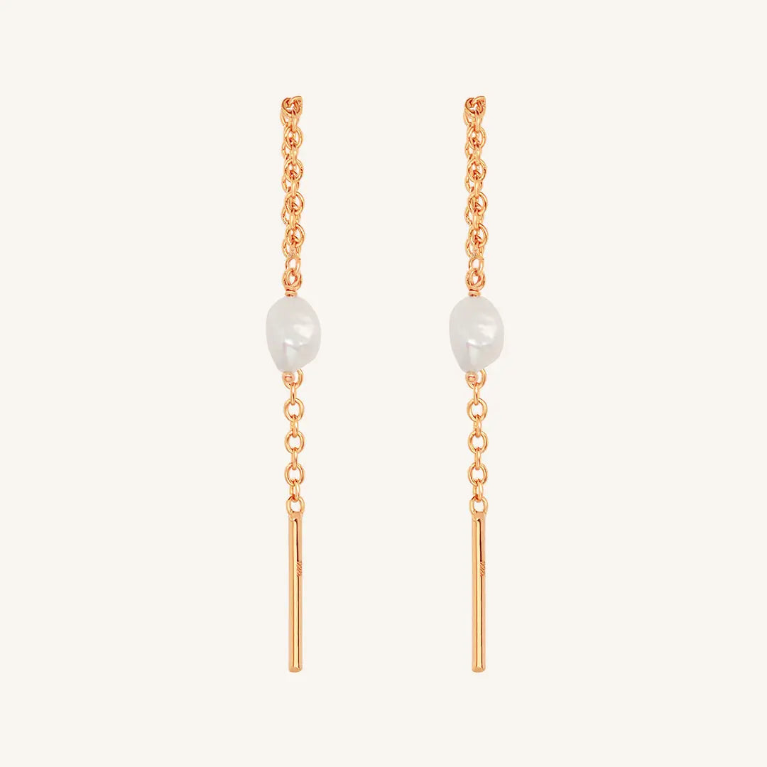 Gold thread sales earrings nz